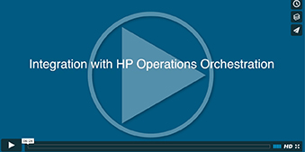 Integration with HP Operations Orchestration